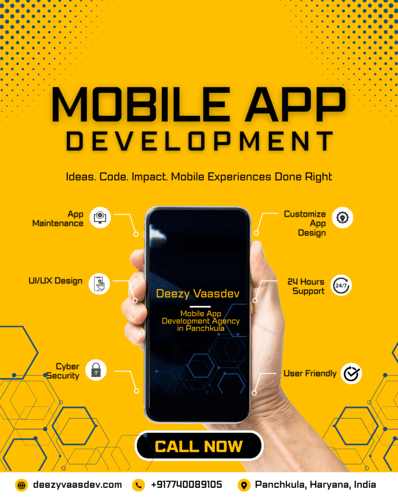 Mobile App Development Agency in Panchkula