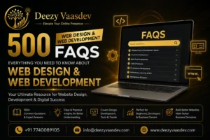 500 Web Design and Web Development FAQs